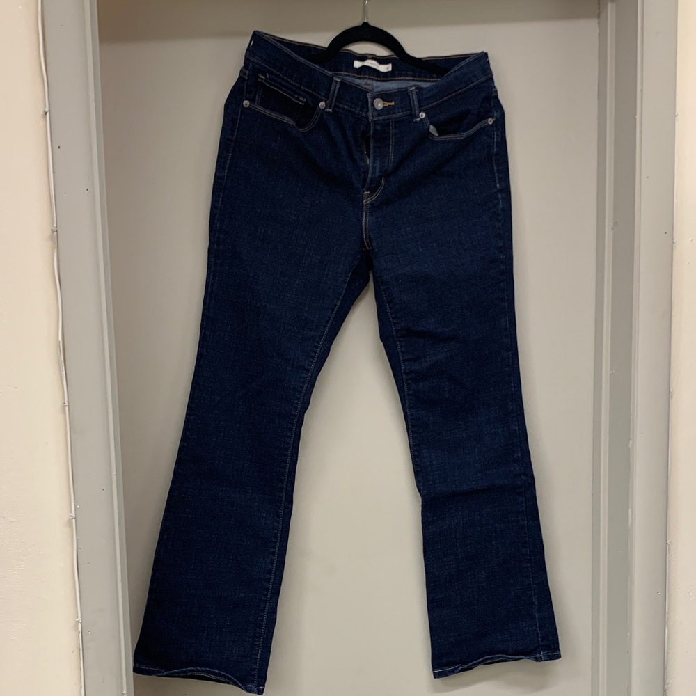 Levi's Dark Blue Flare Jeans
